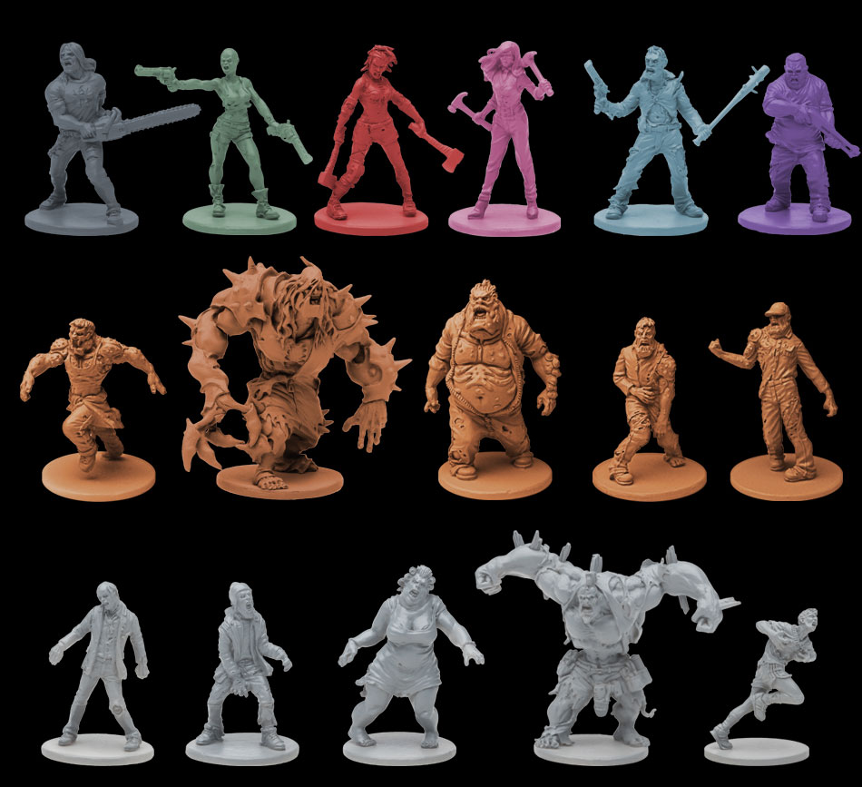 Zombicide Season 2 - zombie miniatures