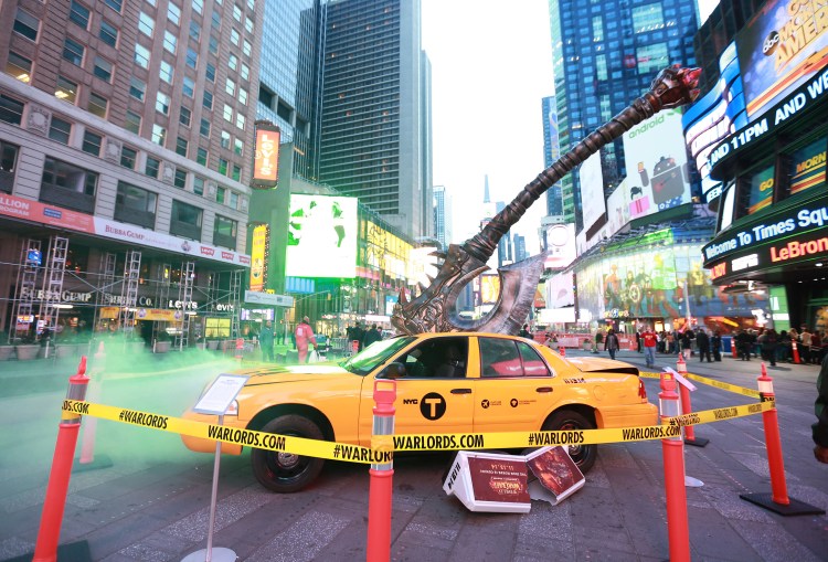 Warlords of Draenor Times Square
