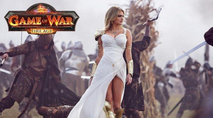 Kate Upton in Game of War: Fire Age commercial.