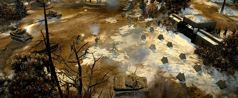 Company of Heroes 2: Ardennes Assault at the Siegfried Line.