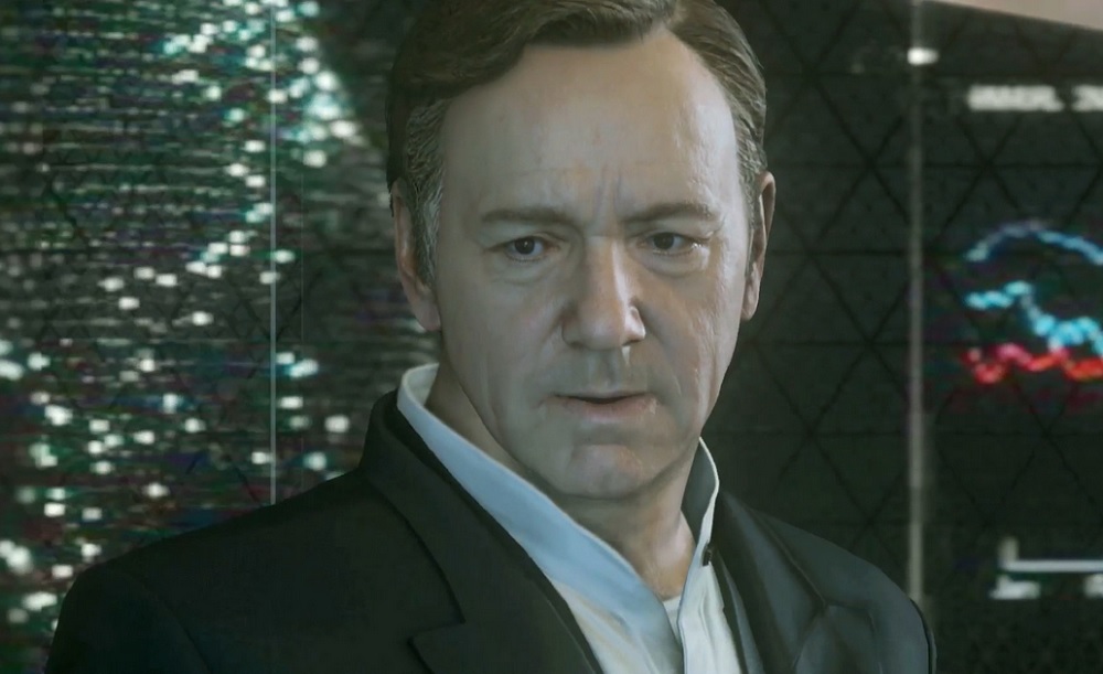 Call of Duty: Advanced Warfare features actor Kevin Spacey.
