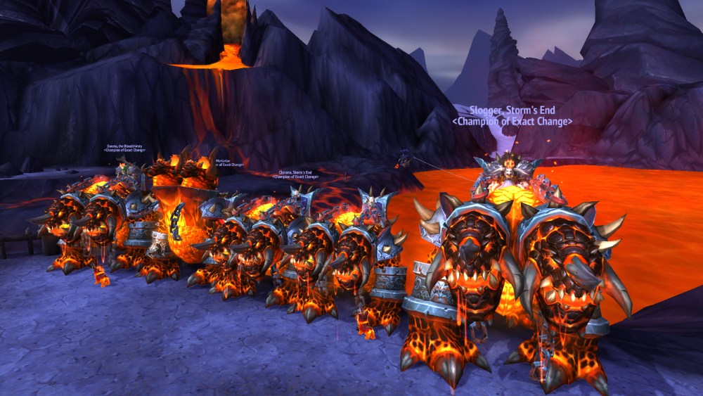 World of Warcraft corehound mounts