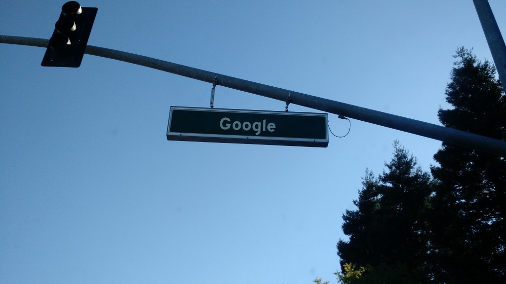 At the Googleplex in Mountain View, Calif.
