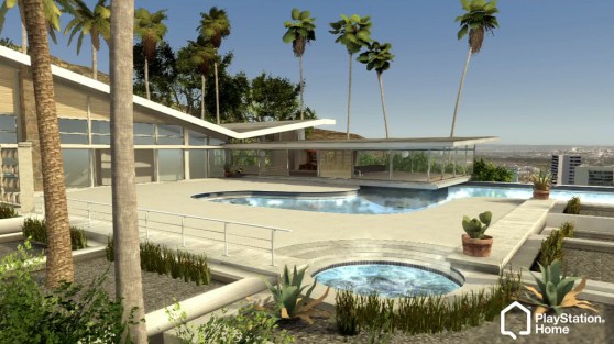 The Hollywood Hills house in PlayStation Home