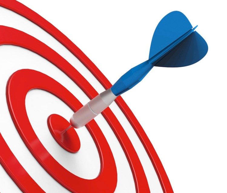 Target with dart