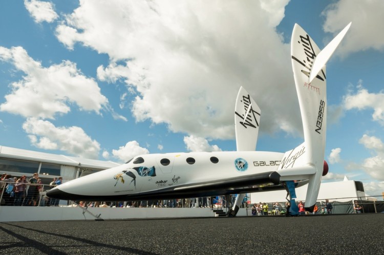 The Virgin Galactic SpaceShipTwo