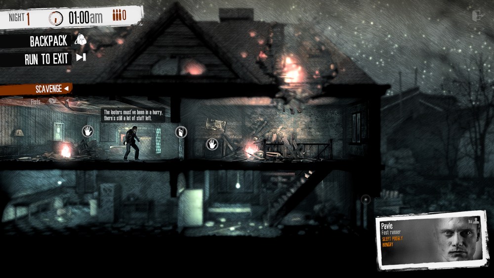 This War of Mine scavenging