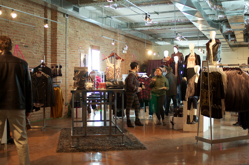 A popup clothing store in Chicago