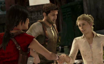 Elena meets Chloe in Uncharted 2: Among Thieves