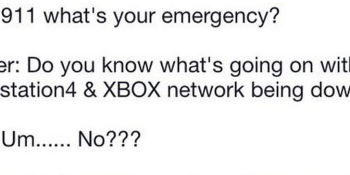 Someone apparently called ‘911’ about the PSN outage
