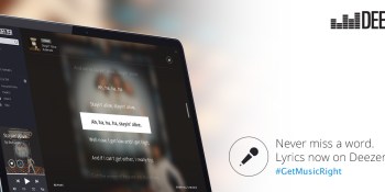 Deezer partners with LyricFind to let users see words to songs as they stream