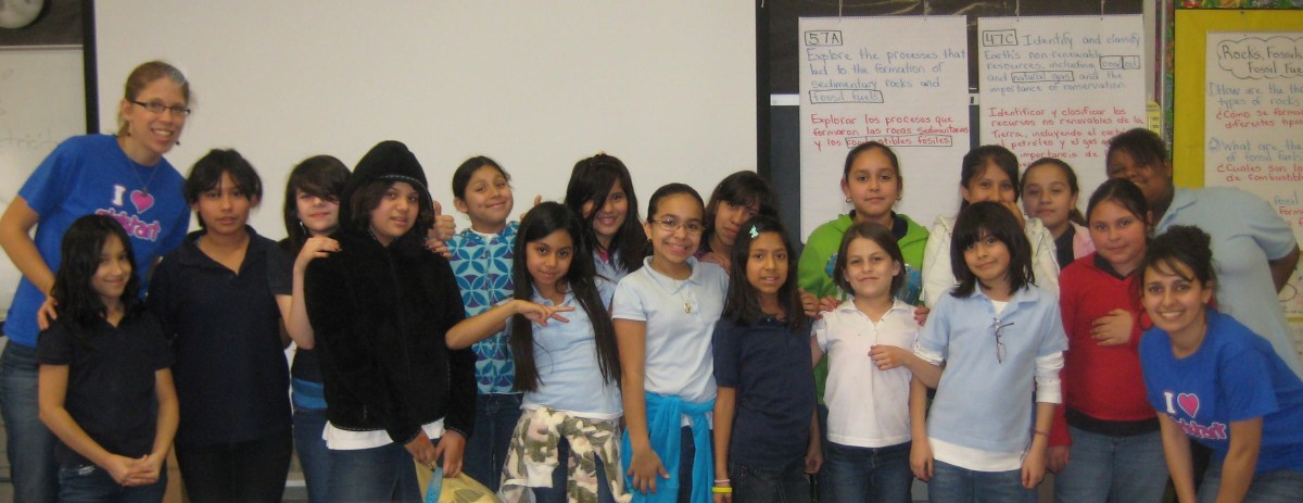 A Girlstart after-school club at Wooten Elementary school in Austin, Texas.
