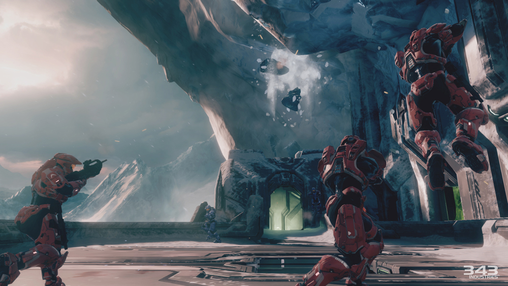 Halo 2: Anniversary multiplayer maps carry new environmental flourishes.