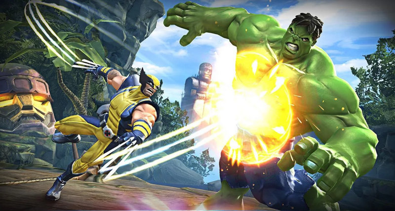 Wolverine and Hulk in Marvel Contest of Champions