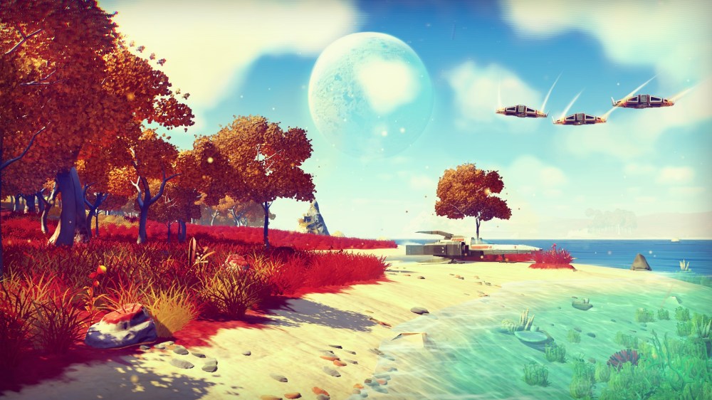 A screenshot from No Man's Sky.