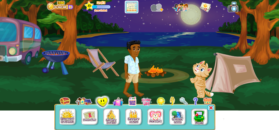 Children can customize their avatar in A Better World for Kids.