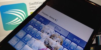 SwiftKey introduces $1.99 branded keyboard themes, starting with Disney’s Frozen