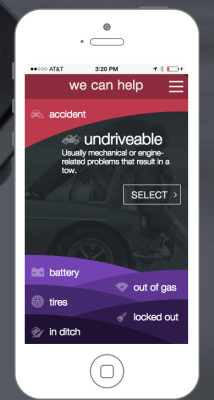 Honk lets anyone order roadside assistance via an iOS or Android app.