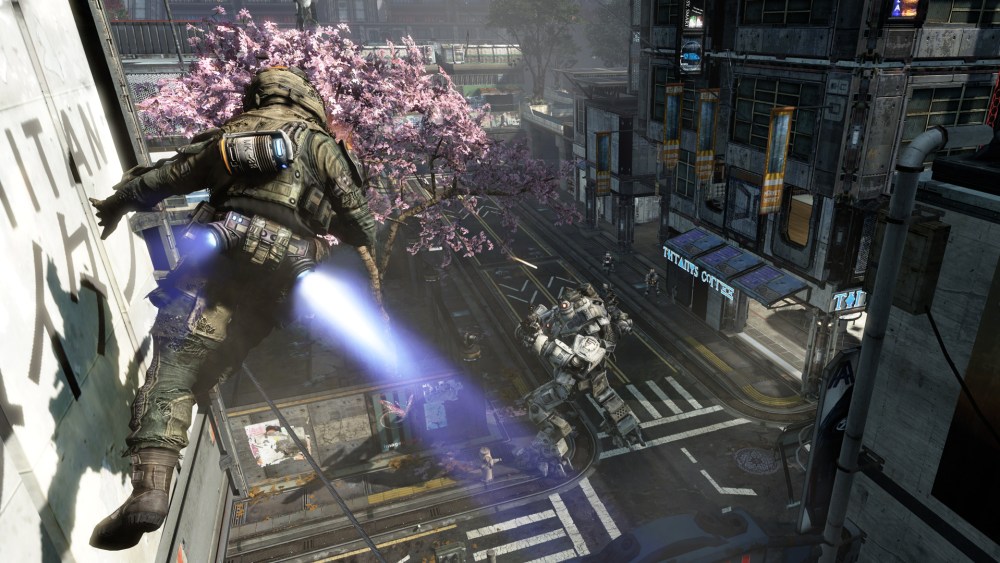 Players aren't staying still - or on the ground - very long in Titanfall.