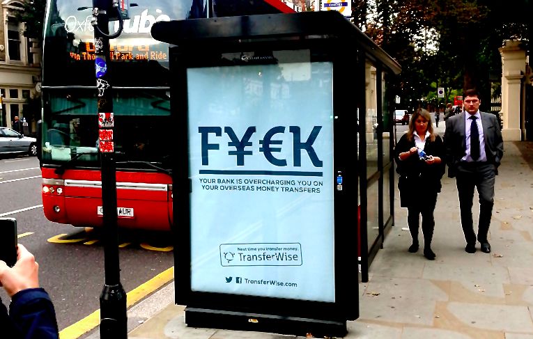 TransferWise FYCK Advert