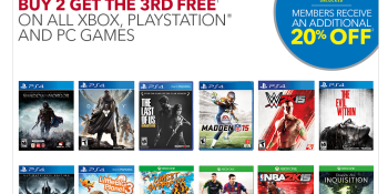 Best Buy launches buy 2, get 1 free game holiday promotion