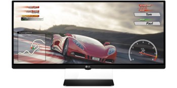 LG shows off a gaming monitor with ultra-wide screen