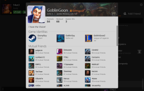 Curse Voice friends menu