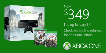 Last chance on Xbox One holiday pricing (ends tonight)