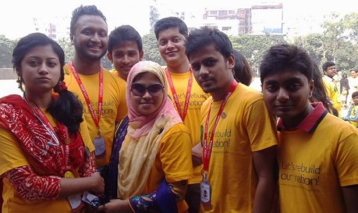 CriticaLink first responder volunteers in Bangladesh.