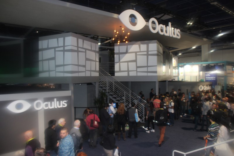 Oculus VR booth at CES 2015