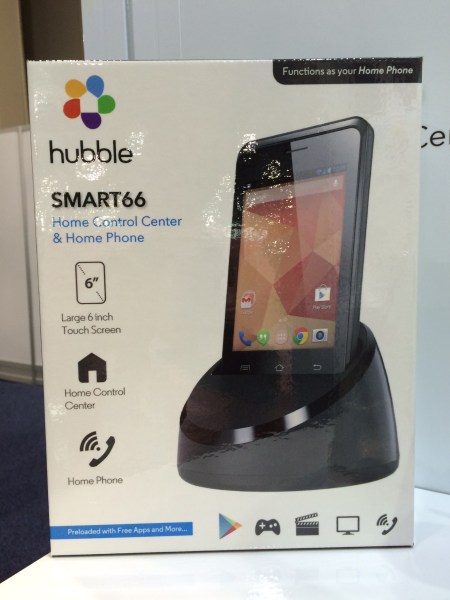 Hubble's connected home control hub doubles as a home phone.