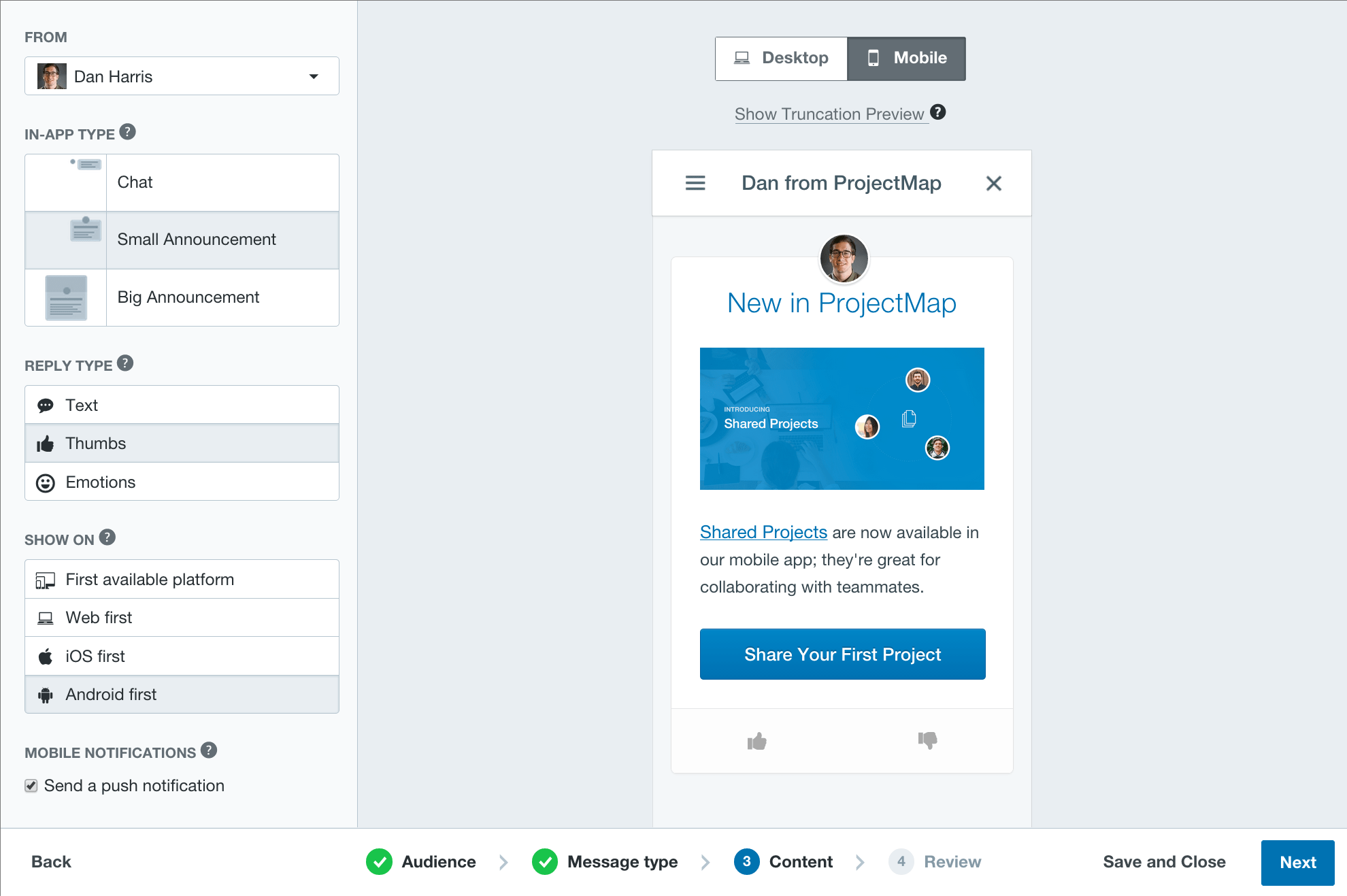 Intercom-Platform-Chooser