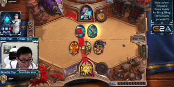 Watch one of the best Hearthstone players lose to a lowly starter deck