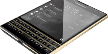 BlackBerry joins the bling brigade with new limited edition gold Passport smartphone