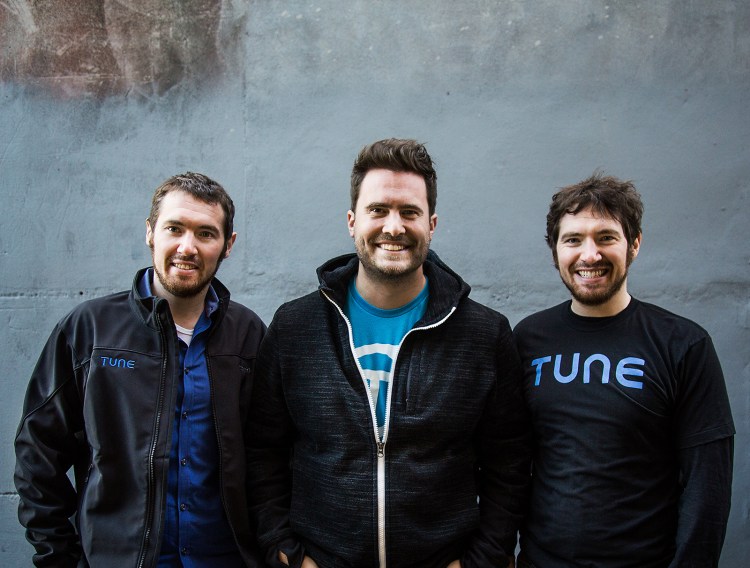 Tunesters Lucas Brown, Peter Hamilton, and Lee Brown