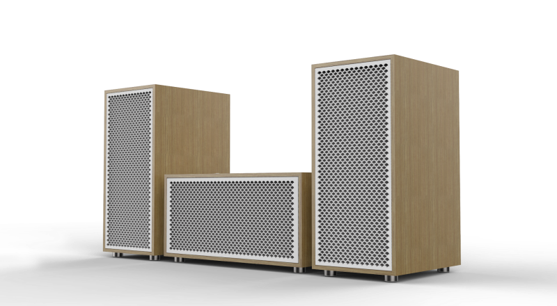 The Multiroom System offers three powerful bookshelf audio drivers for $300.00