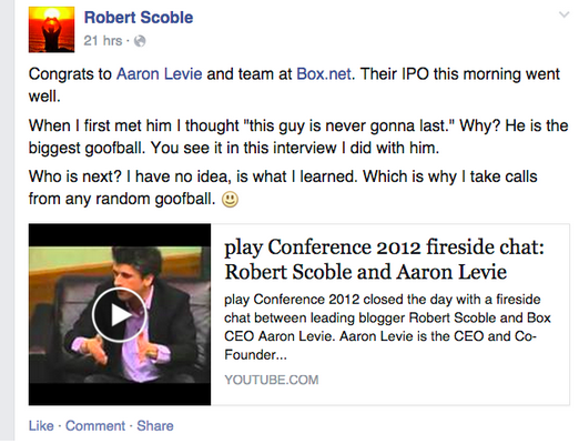 Scoble-Levie update