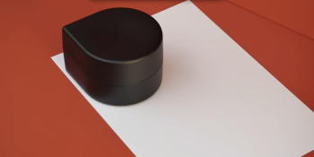 This portable printer works like a Roomba for documents