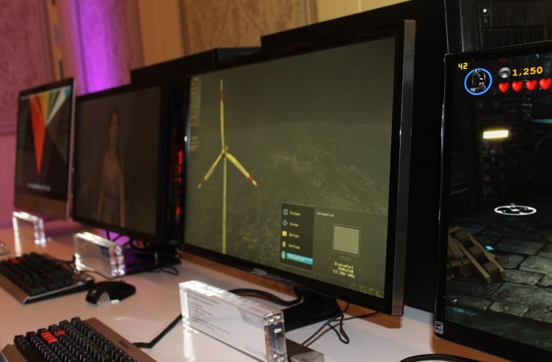 AMD-powered gamer computers at CES.