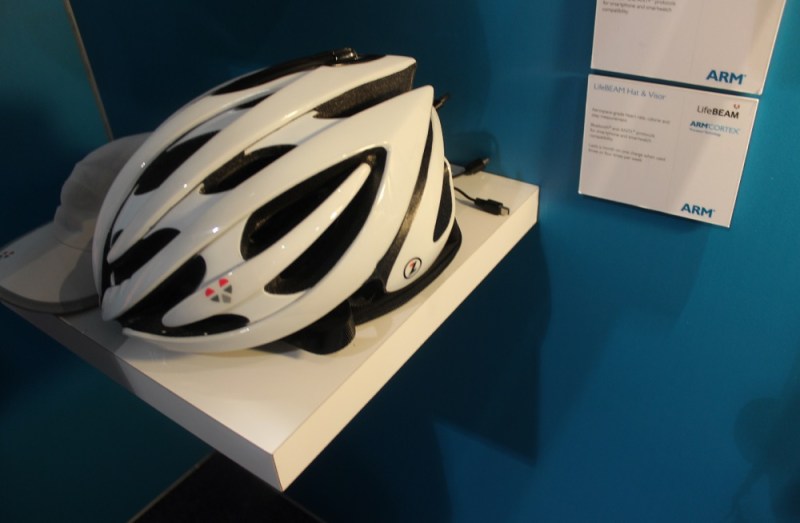 ARM-powered helmet for bikers.