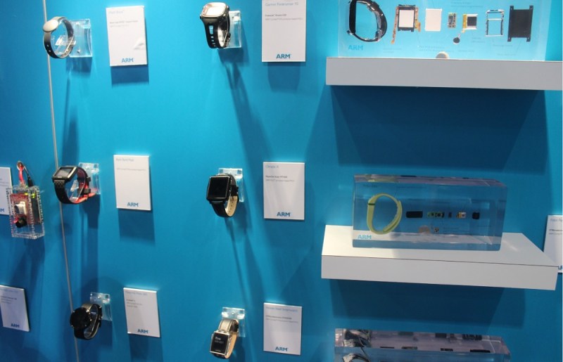ARM-powered wearables at CES 2015.
