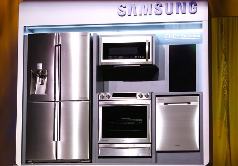 Samsung's Chef Collection appliances at CES 2015.