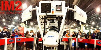 Ford CES demo: This race driving simulator could make you carsick