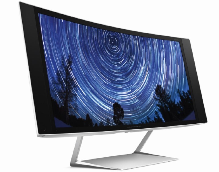 HP curved display