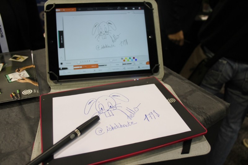 iSketchnote transfers paper images to an iPad.