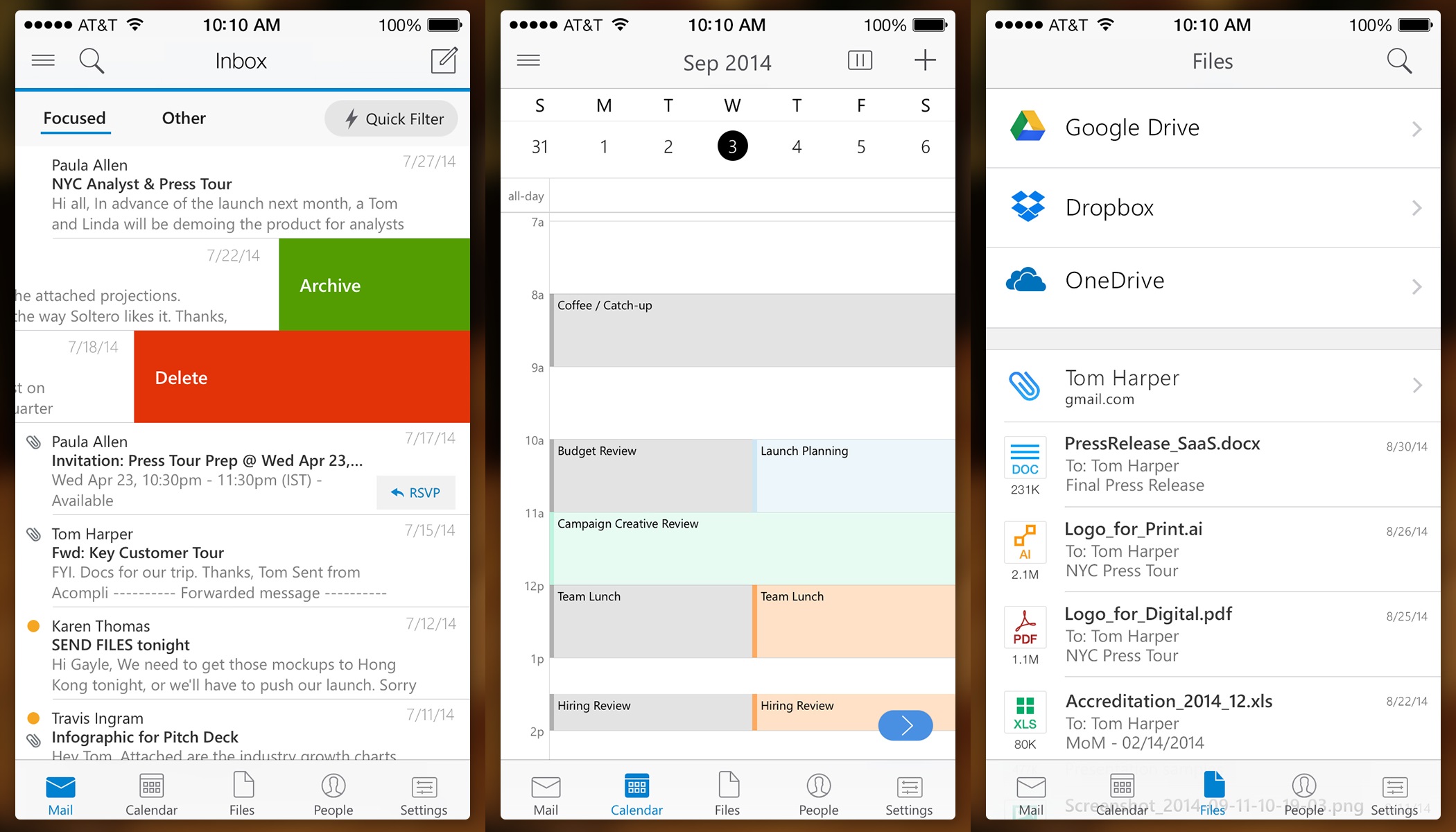 Outlook for iPhone