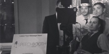 Wedding guests, you can now tell iPad-based SpeechBooth what you really think of your hosts