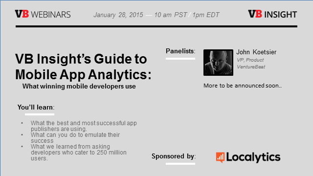 mobile app analytics webinar