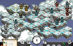 A Druid's Duel game in progress