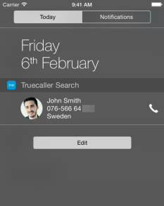 Truecaller Widget